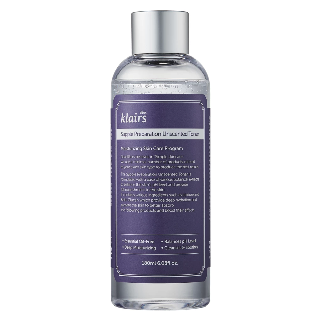 Klairs - Supple Preparation Unscented Facial Toner 180 ml på KICKS.se