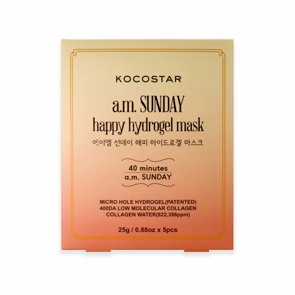 Kocostar - A.M. Sunday Happy Hydrogel Mask 5 pcs på KICKS.se
