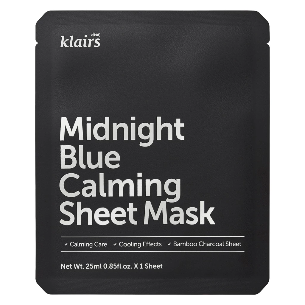 Klairs - Midnight Blue Calming Sheet Mask 25 ml på KICKS.no