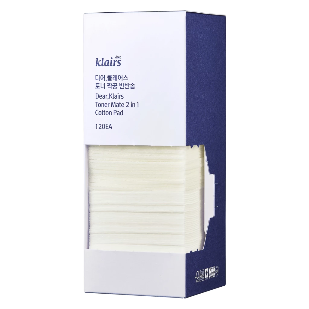 Klairs - Toner Mate 2-in-1 Cotton Padosoitteessa Kicks.fi
