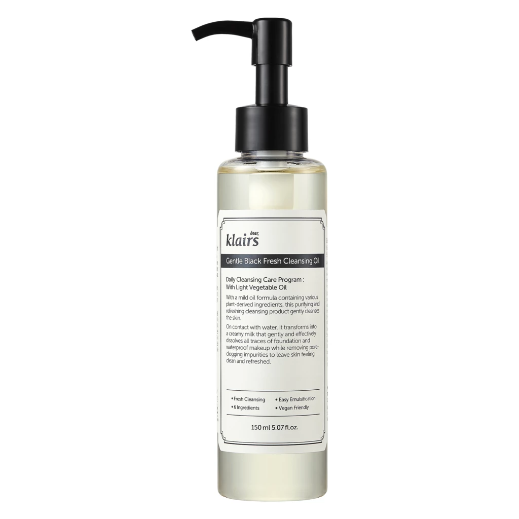 Klairs - Gentle Black Fresh Cleansing Oil 150 ml på KICKS.se