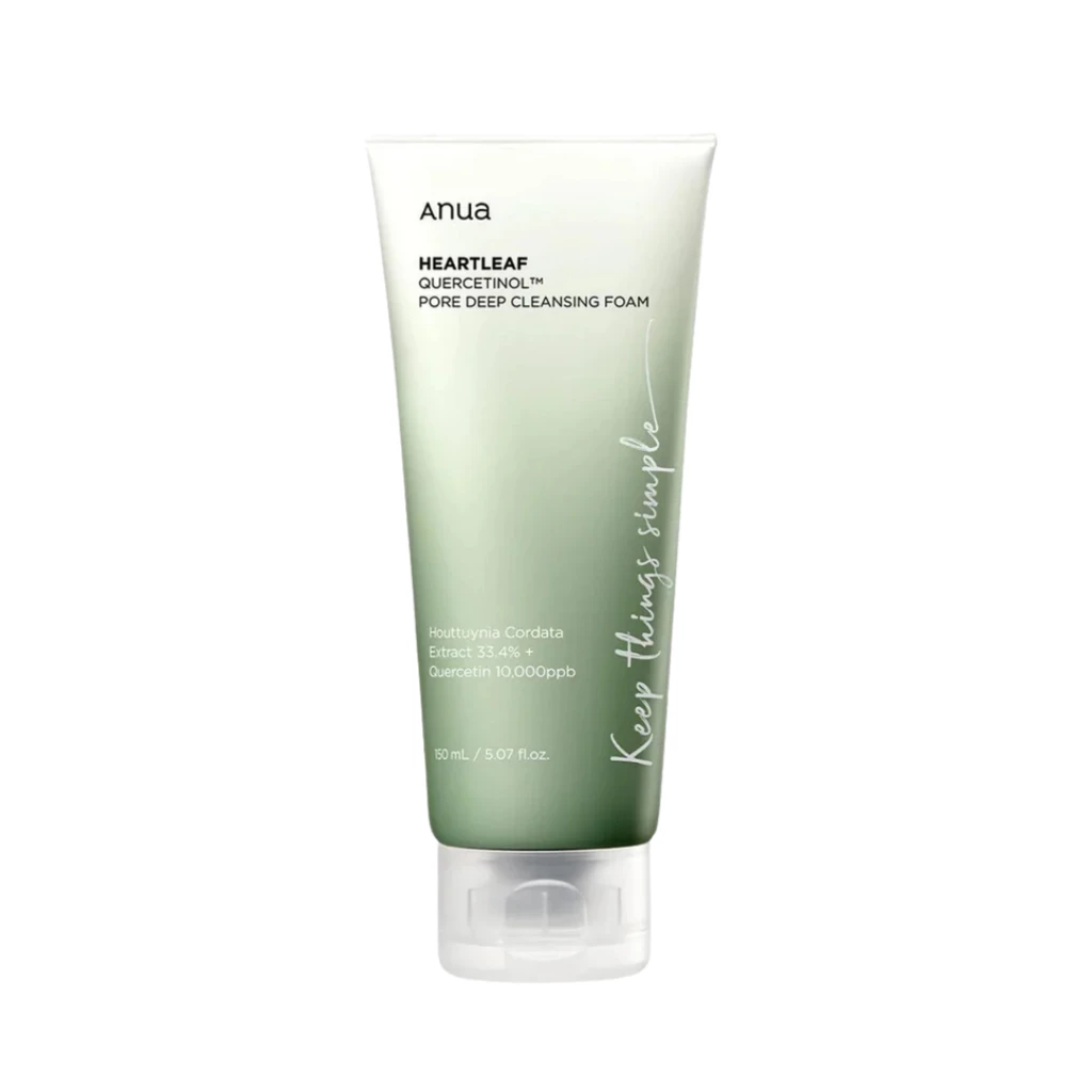 Anua - Heartleaf Quercetinol Pore Deep Cleansing Foam 150 ml på KICKS.se