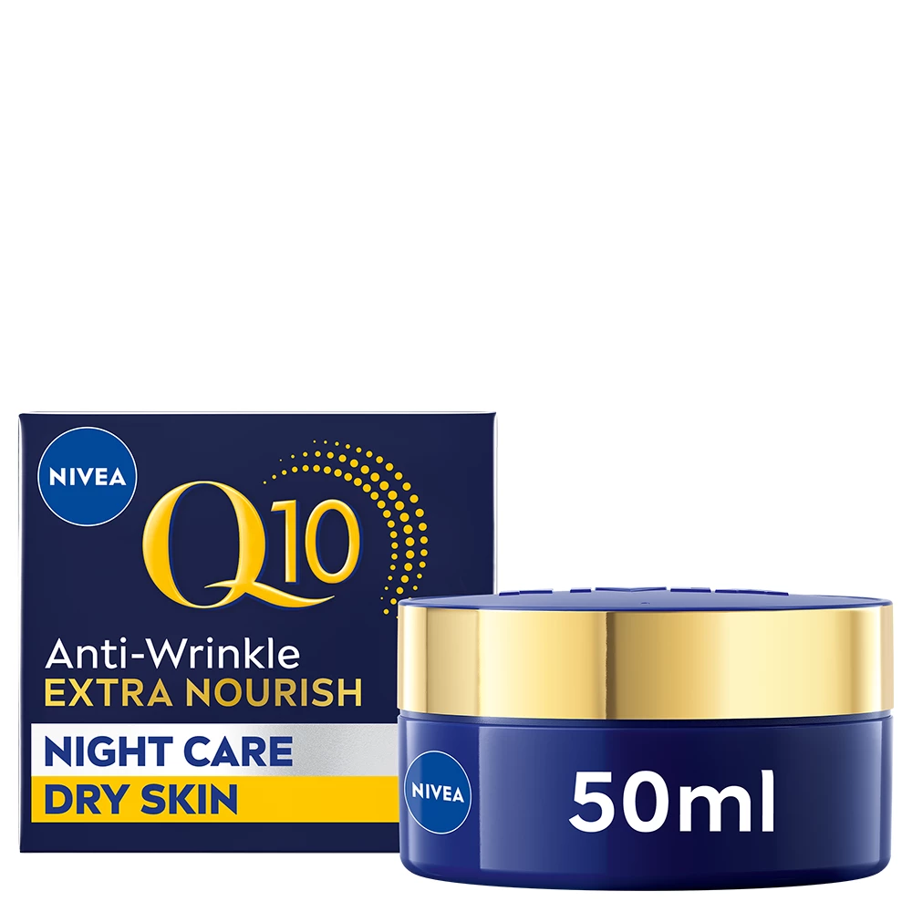 NIVEA - Q10 Extra Nourish Deep Restoring Night Cream 50 ml på KICKS.se