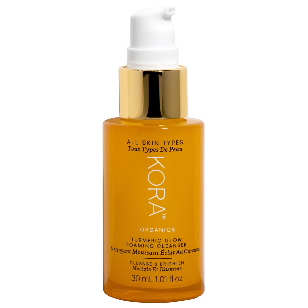 Kora Organics - Turmeric Glow Foaming Face Cleansing Gel 30 ml på KICKS.se