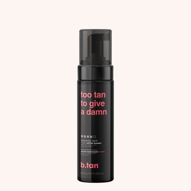 Too Tan To Give A Damn Self Tan Mousse 200 ml Too Tan To Give A Damn Self Tan Mousse 200 ml