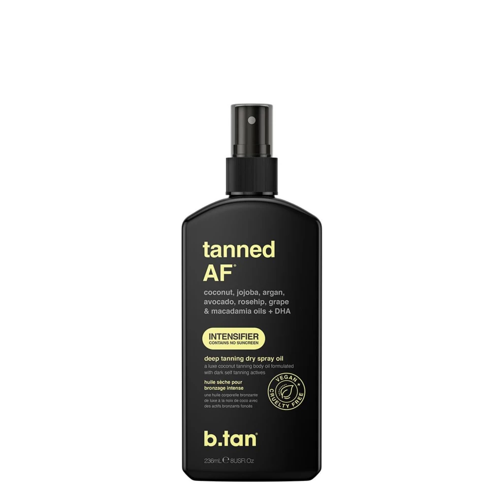 b.tan - Tanned AF Intensifier Deep Tanning Dry Spray Oil 236 ml på KICKS.se