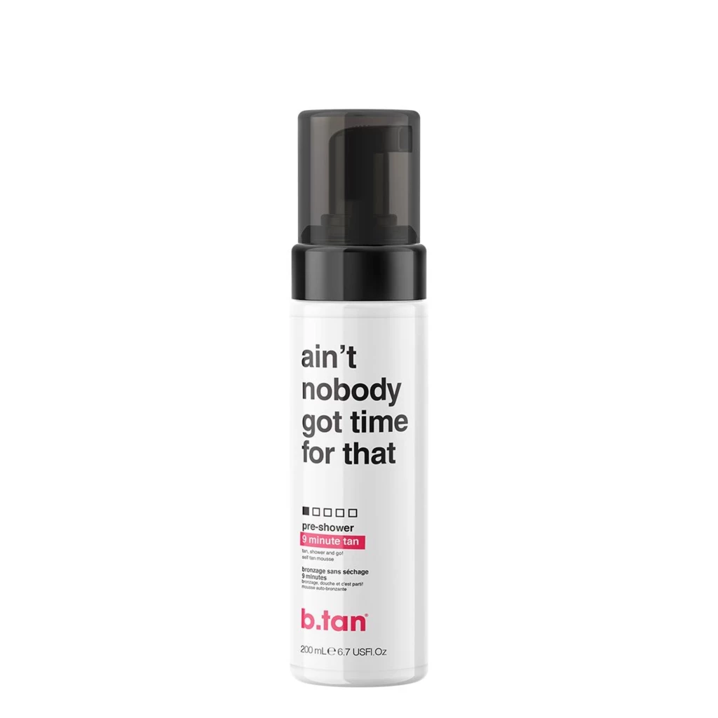 b.tan - Ain't Nobody Got Time For That Pre-Shower Mousse 200 ml på KICKS.no