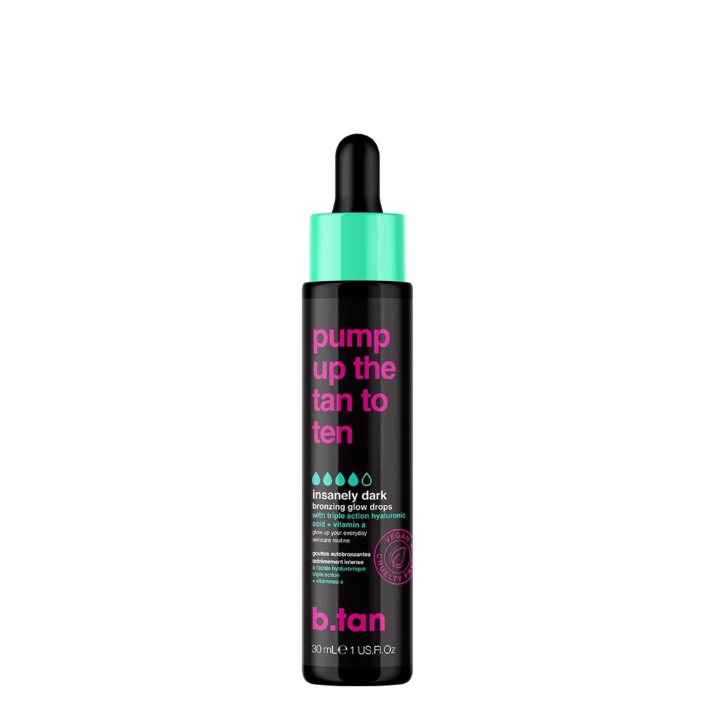 b.tan - Pump Up The Tan To Ten Bronzing Glow Drops 30 ml på KICKS.se
