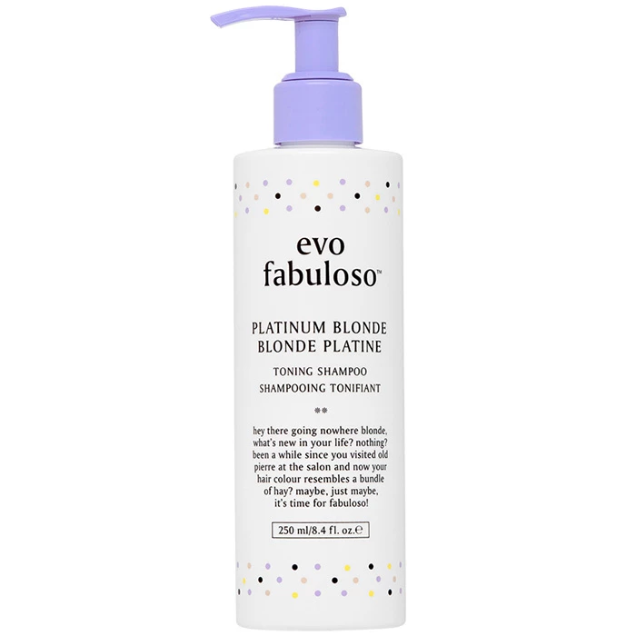 Evo - Fabuloso Platinum Blonde Toning Shampoo 250 ml på KICKS.no