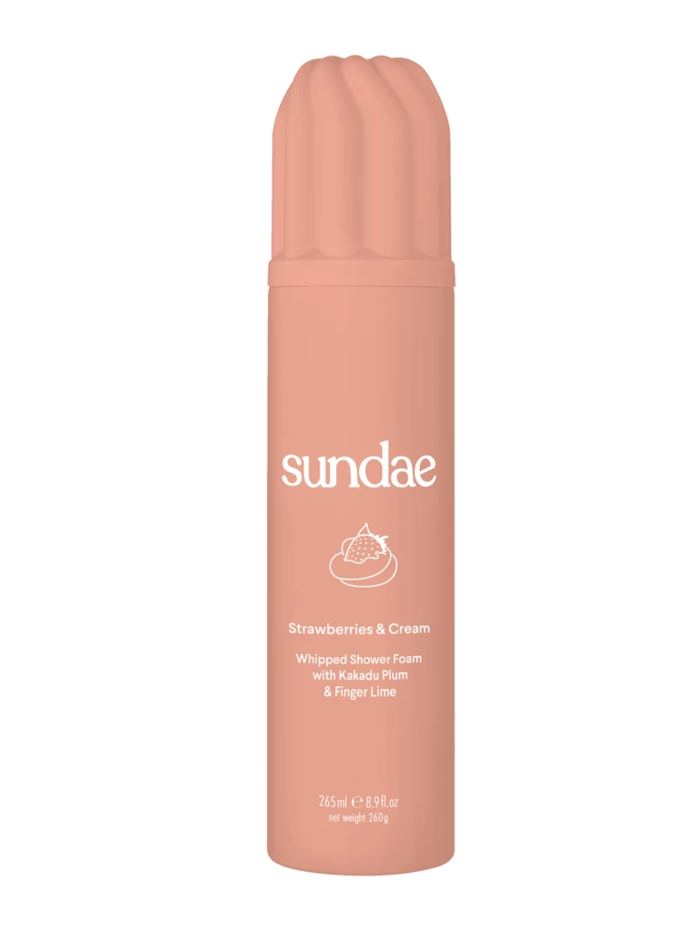 Sundae Body - Strawberries & Cream Foaming Body Wash 265 ml på KICKS.se