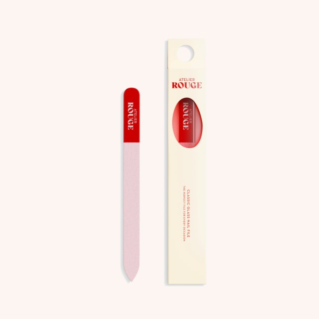 Classic Glass Nail File Red/Pink Classic Glass Nail File Red/Pink
